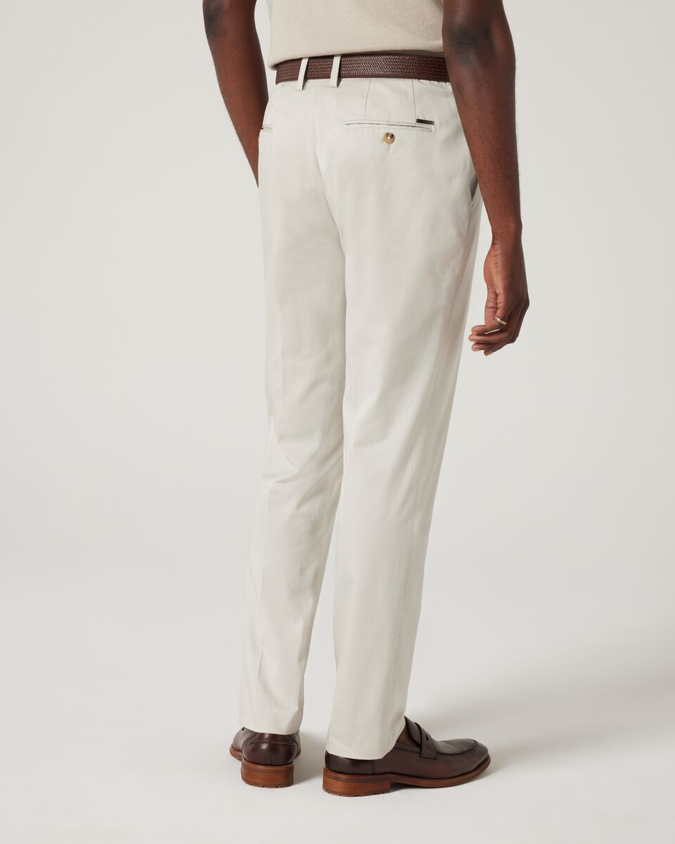 Slim Stretch Tailored Dress Pants, Bone, hi-res